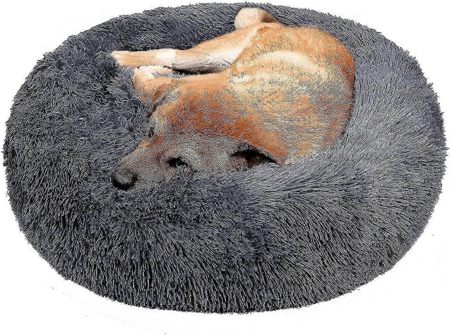 Sleeping Basket For Cats Dog --size 60 Cm-- Dark Gray