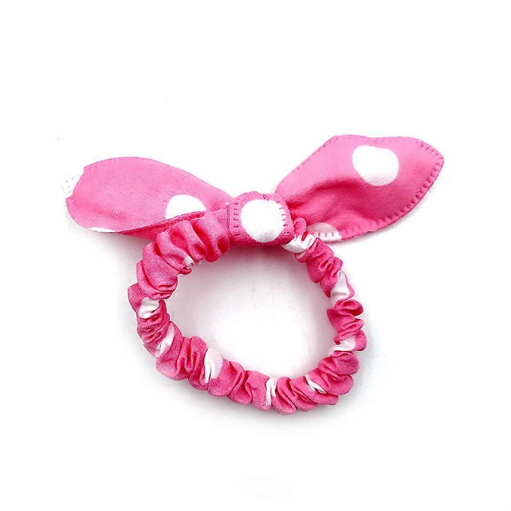 High-Elasticity Hair Tie Rabbit Ear Ponytail Holders Everyday Wear Assorted Hair 20Set
