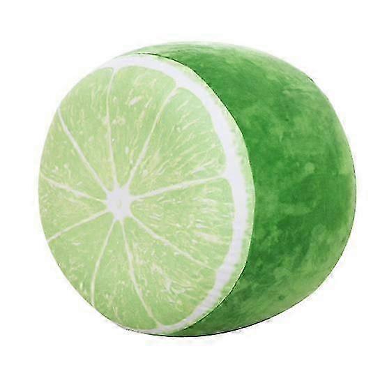3D Fruit Inflatable Stool Throw Pillow Watermelon Orange Cushion