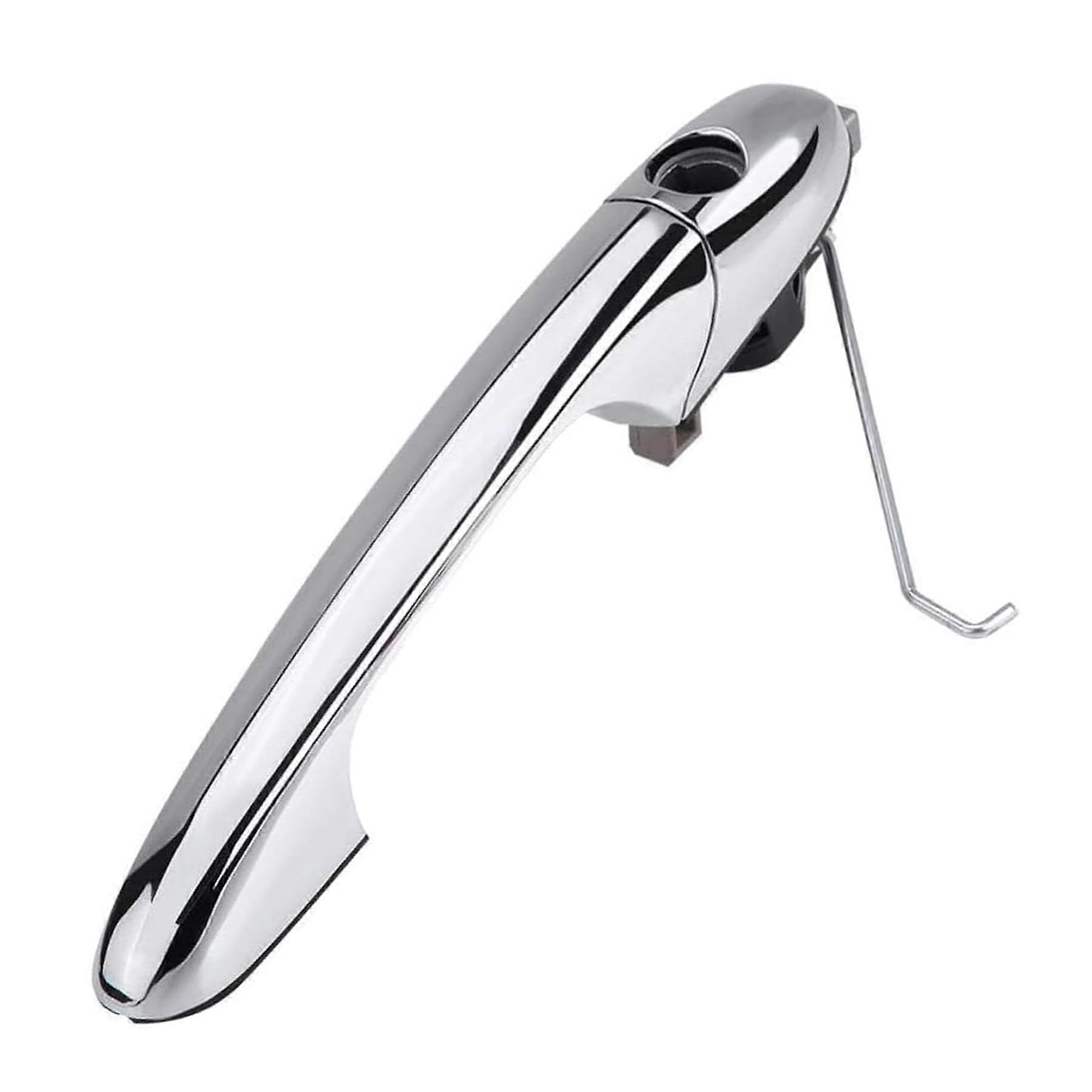 Left Handle Fit for Fiat 500 Passenger Side Door Handle Replacement Chrome Part Numbers 735592026 73545876