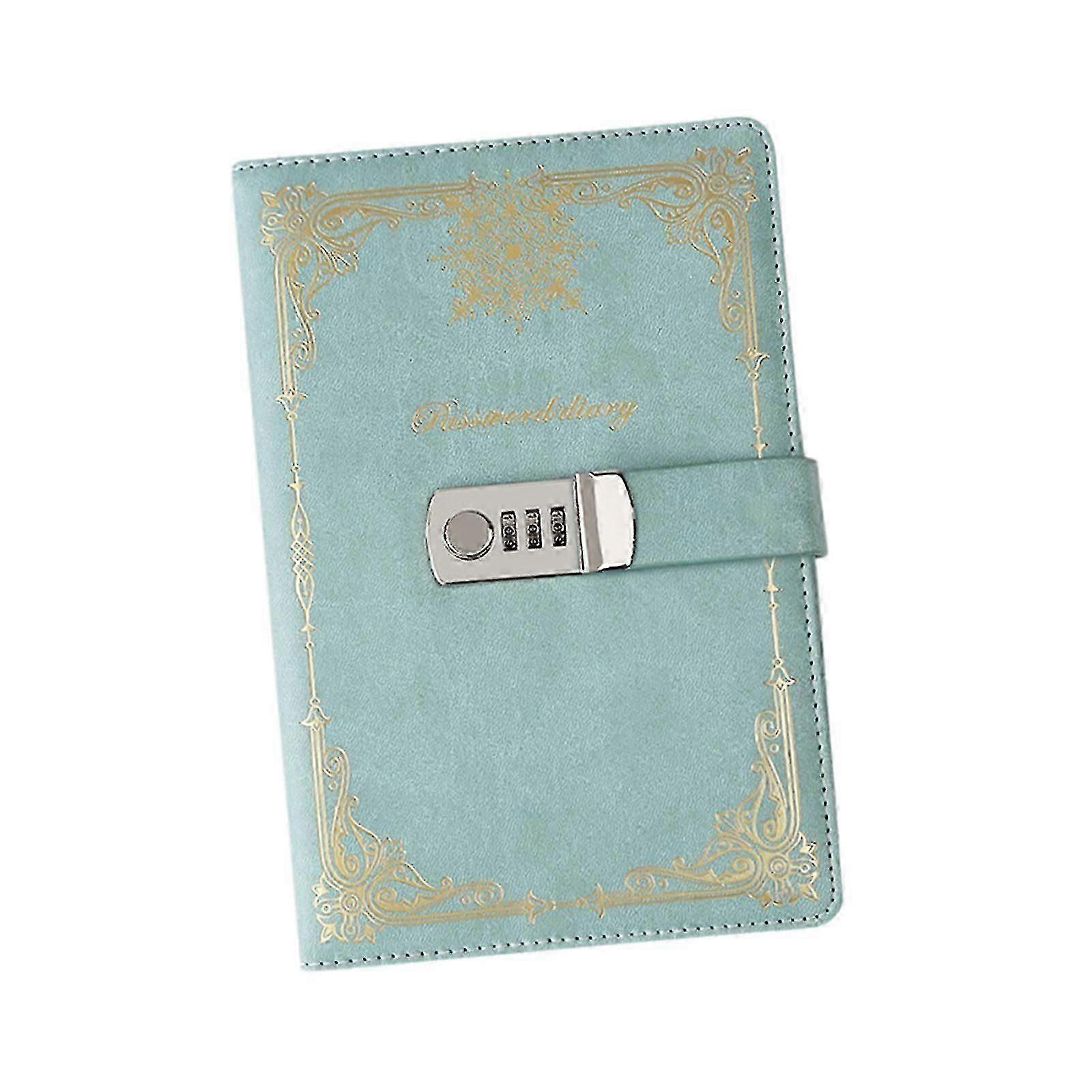 Diary with Lock Sturdy Lockable Password Lock Diary for Home Office Business Pink hr