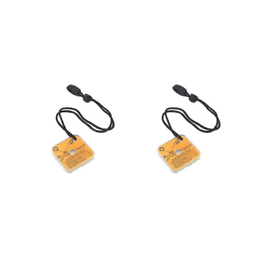 Signal Mirror 2Pack, Emergency SOS Reflective Heliograph, DropResistant Acrylic for Outdoor Survival and First Aid