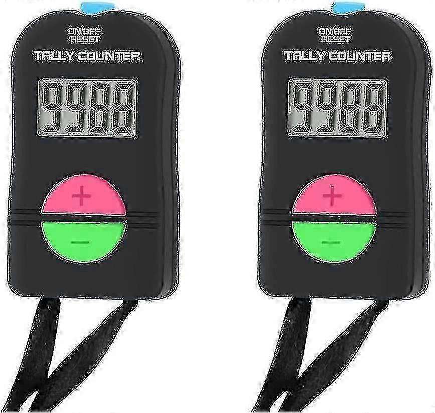 2 Pcs Electronic Counter, Digital Hand Tally Counter Electronic Man...