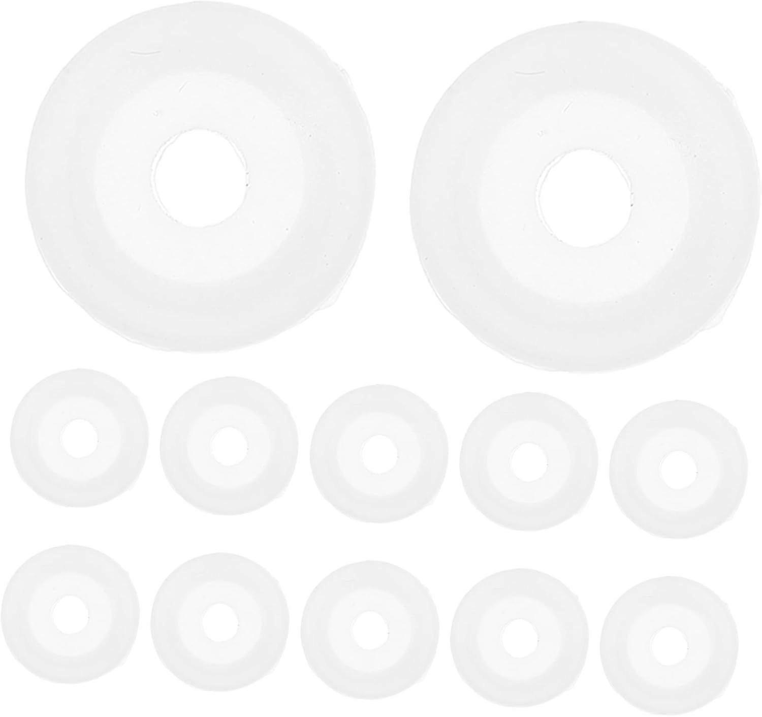 12pcs Pressure Cooker Silicone Ring Float Valves Rings Replacement Float Valve