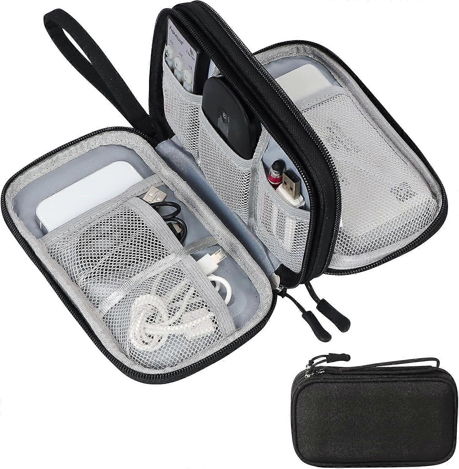 Cable bag, electronic bag, electronic accessories organizer, portable