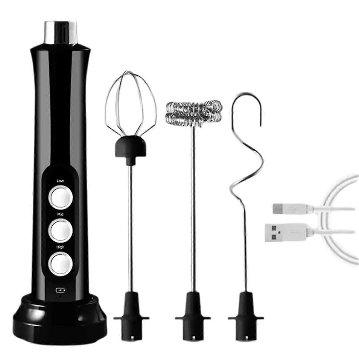 Handheld Electric Milk Frother Milk Frother Suitable for Beating Eggs in the Kitchen Portable Milk Blender A