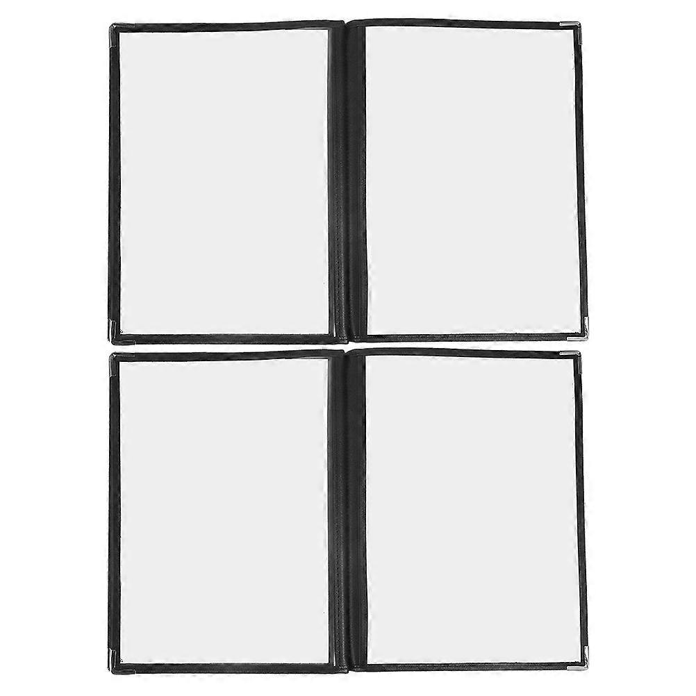 Clear PVC Menu Holders for Restaurant Durable and Practical 6 Page 12 View