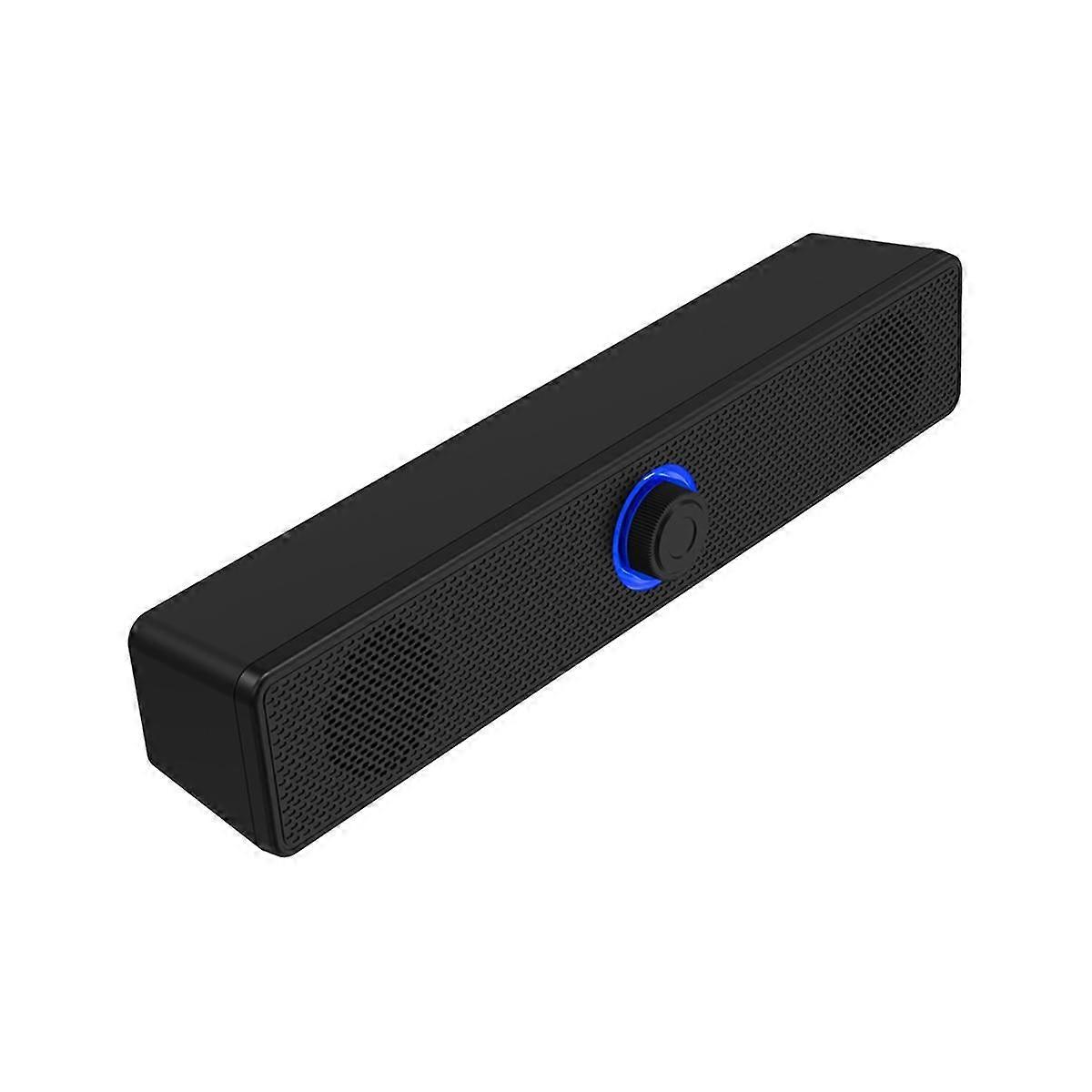 USB Powered Soundbar Bluetooth 5.0 Speaker 4D Surround Stereo Bass Subwoofer Sound Bar for Laptop P