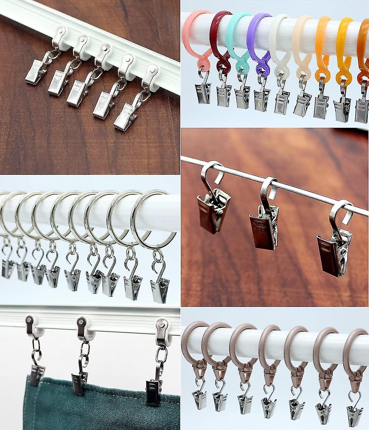 20 Pack Small Curtain Clips Hooks Wide Flat String Party Lights Hanger