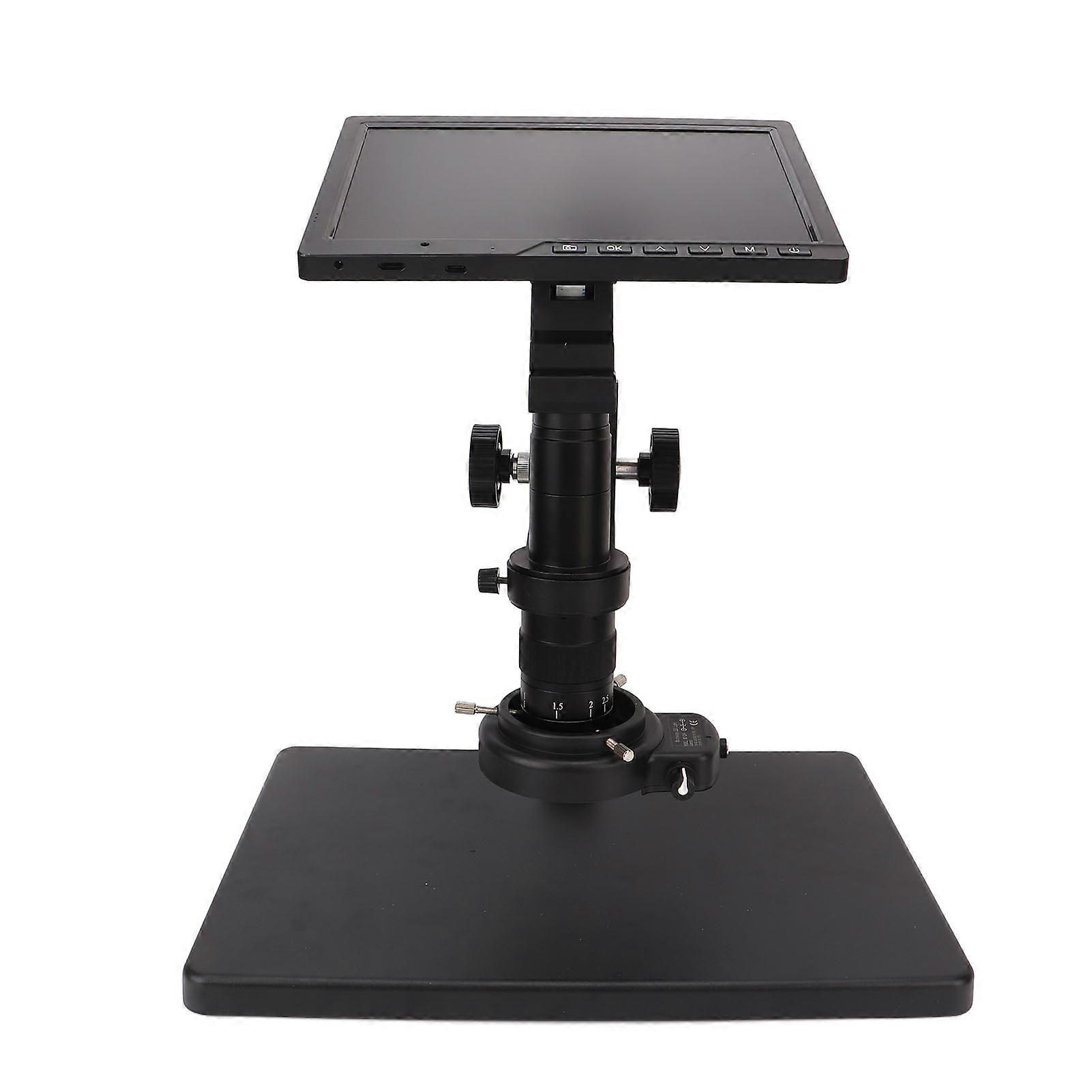 Microscope Camera Set 10.1in 16MP 180X Lens White Ring Light