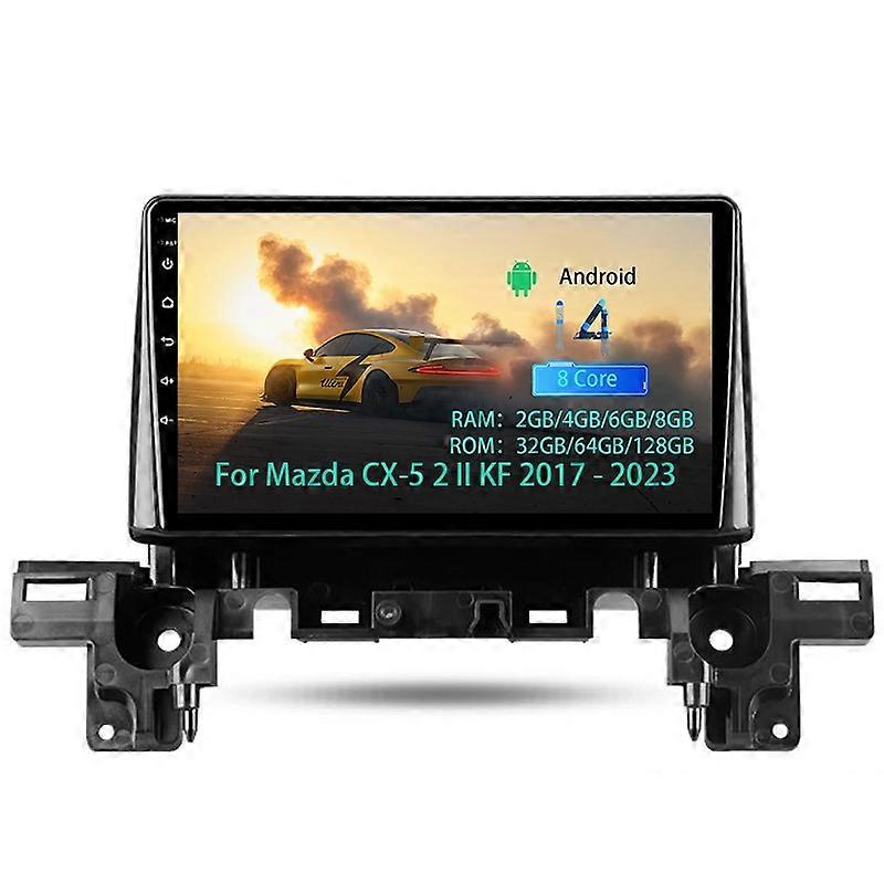 Android 14 For Mazda CX-5 2 II KF 2017-2023 Multimedia CarPlay Car Radio Multimedia Auto Navigation