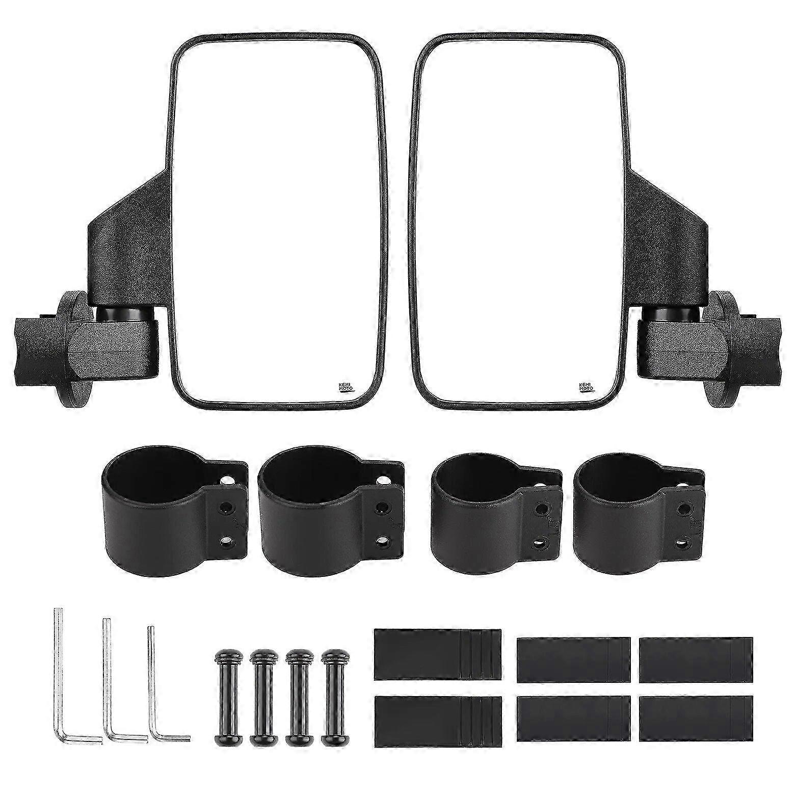 2025 Compatible with Polaris RZR 800 1000 XP Ranger for Can Am Maverick X3 Commander for CF-Moto 1.6-2" Convex Side Mirrors