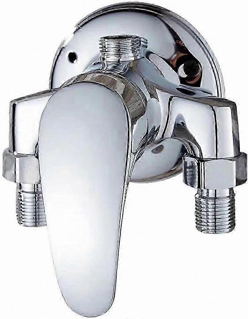 Chrome Shower Faucet with Temperature Control for Customized Bathing, Easy to Install and Leak-Free