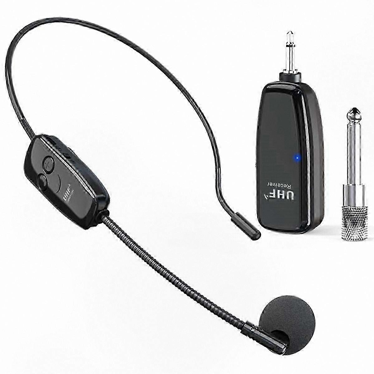 Voice Amplification Wireless Microphone, Hands-Free Headset for Presentations and Performances