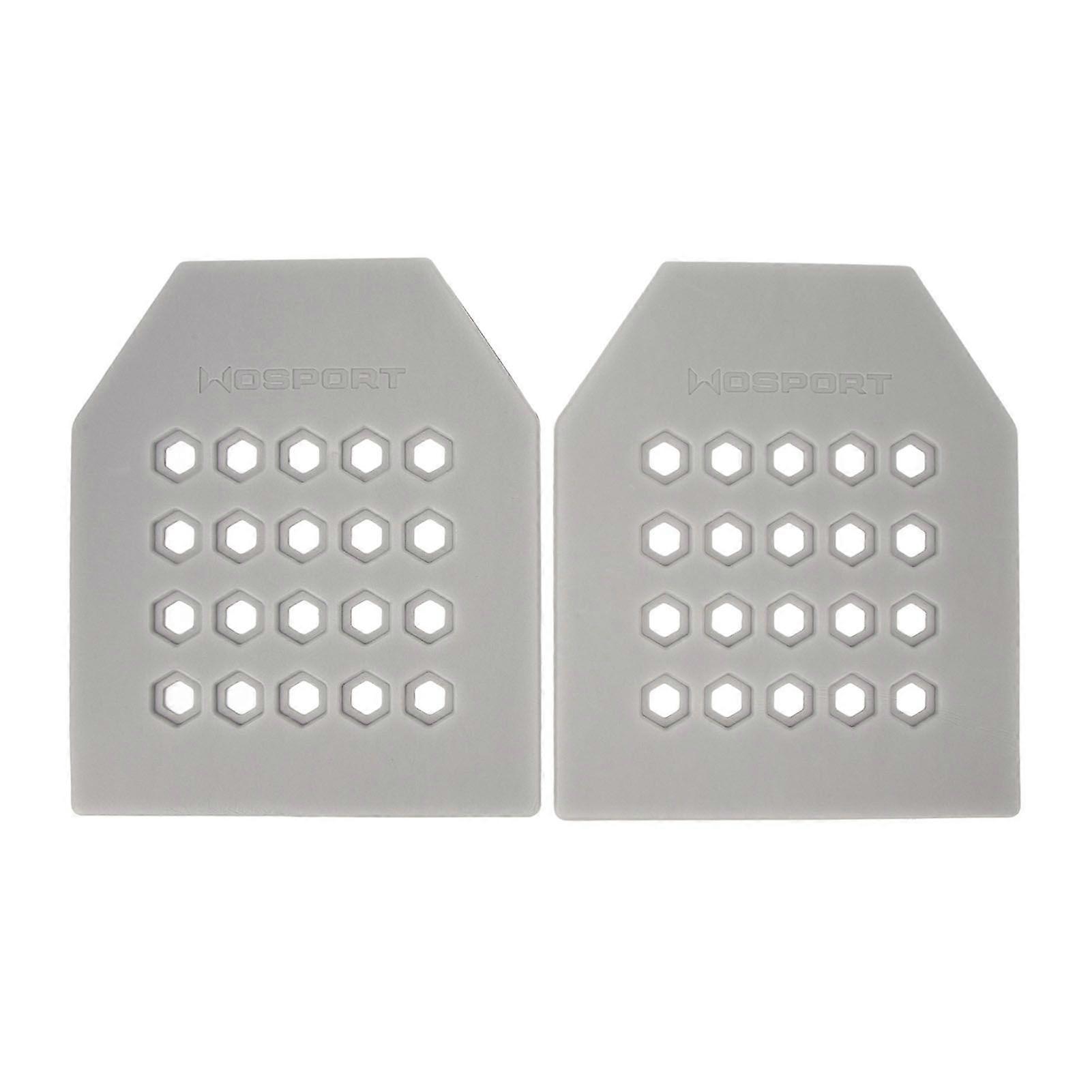 2Pcs EVA Bulletproof Plate Lining Soft Ultrathin Cutable Shockproof Bulletproof Plate Hunting Vest Plate Carrier Gray