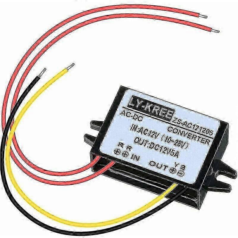 Ac-dc Power Converter Ac 12v (10-28v) To Dc 12v Step Down Converter Module Voltage Regulator Ac To Dc Step Down Converter, Ip68 Waterproof (3a)-2025
