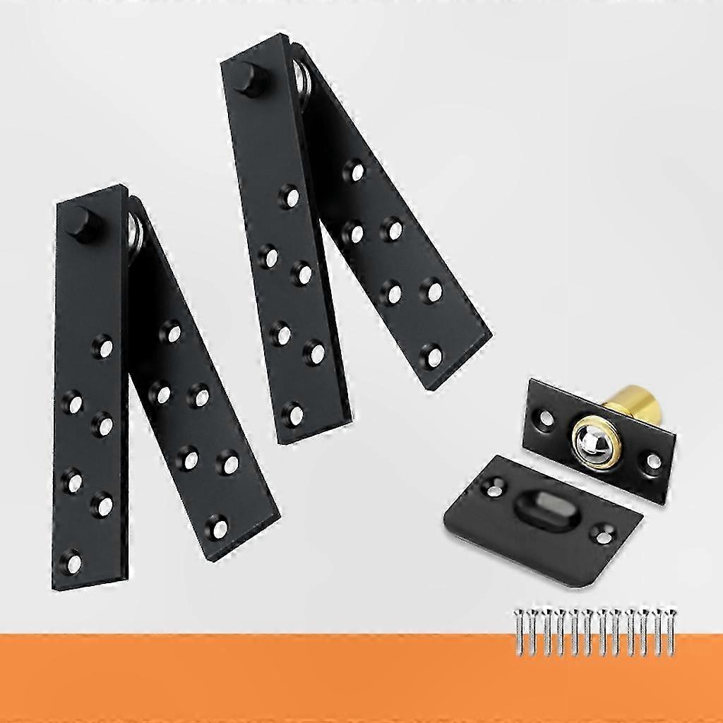 Heavy Duty 360 Degree Pivot Hinge Hardware for Secret Bookcase Door, Supports Up to 300 lbs, Durable Hidden Door Mechanism Kit