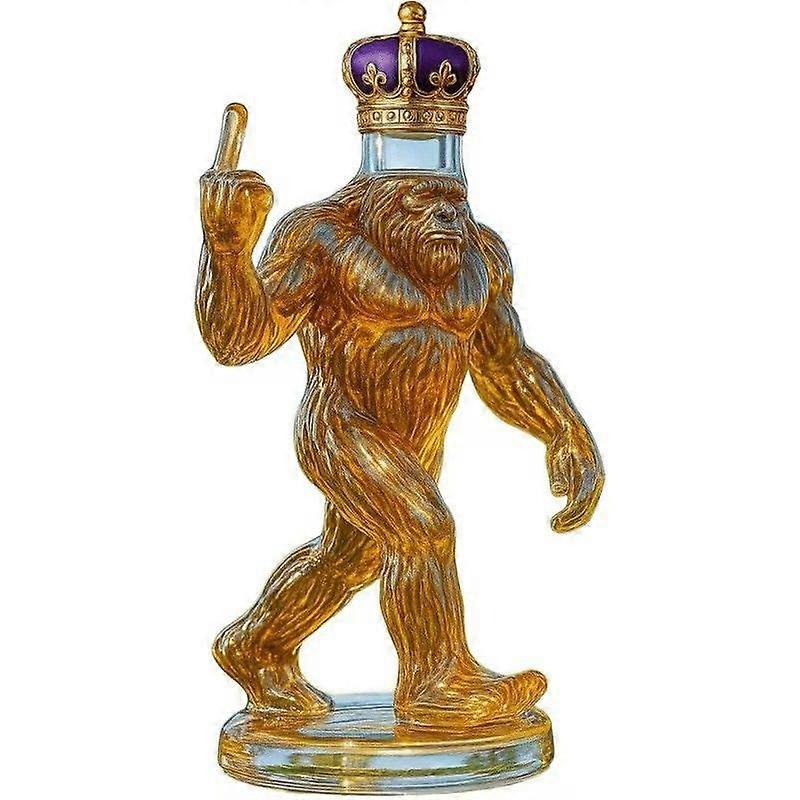 Glass Decanter for Whiskey, Wine, Funny Rustic Bar, Lodge