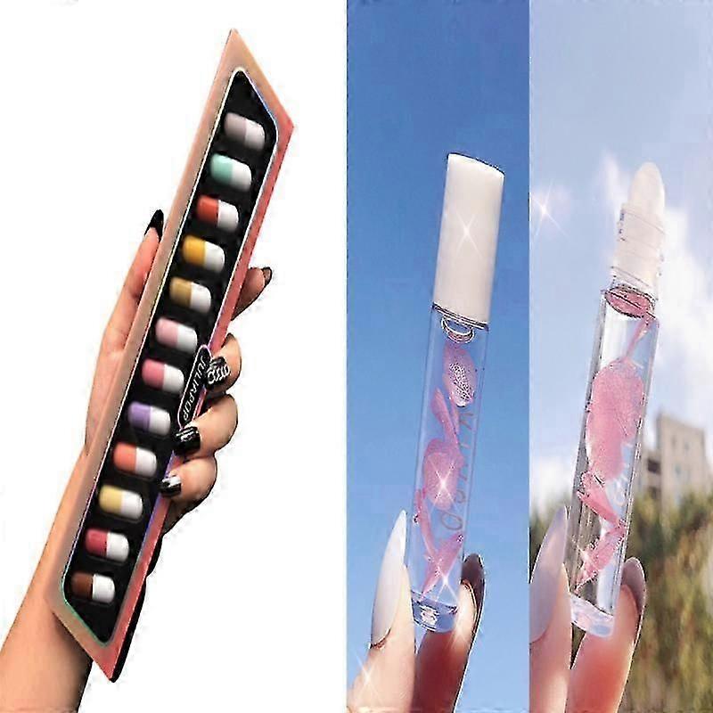 12 Colors Matte Lipstick Lip Gloss Waterproof Long Lasting Easy To Color Makeup Lipstick