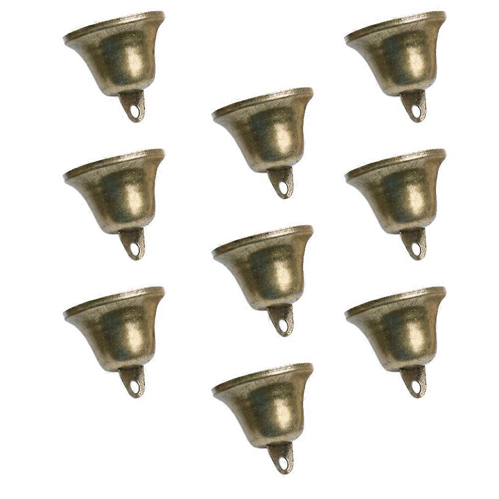Bronze Bell DIY Craft Hanging Pendant for Xmas Party 18Pcs Set