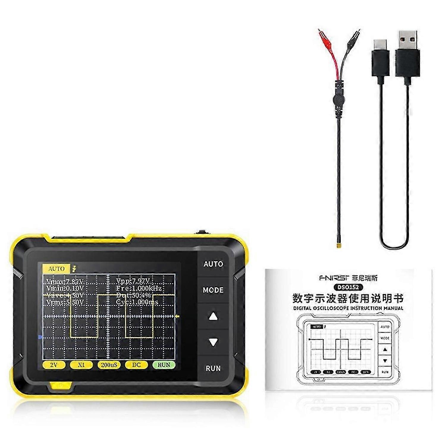 Oscilloscope 152 Handheld Mini Oscilloscope Portable Digital Oscilloscope for Beginners Teaching an