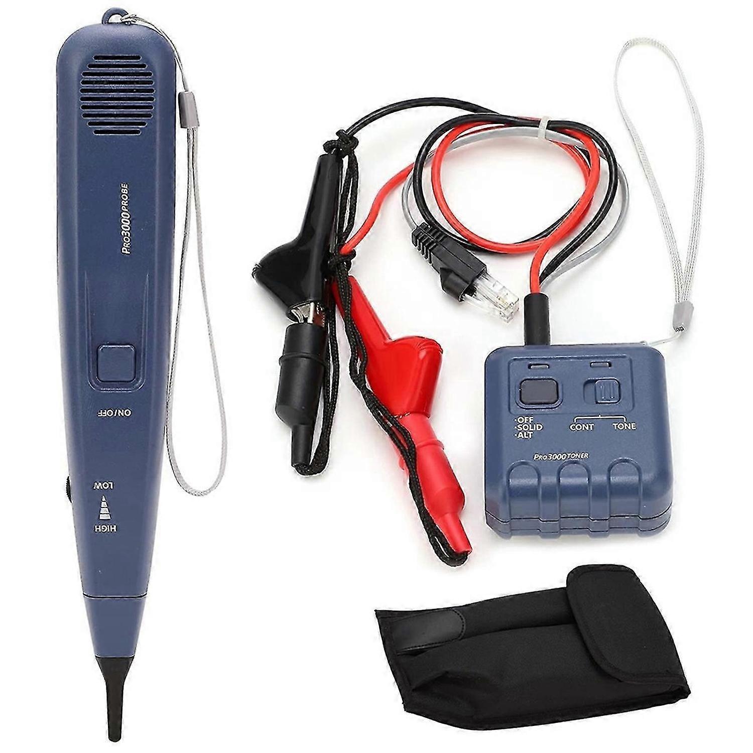 Pro3000 Tone Generator and Probe Kit, SmartTone Technology, Handheld Telephone Line Circuit Finder