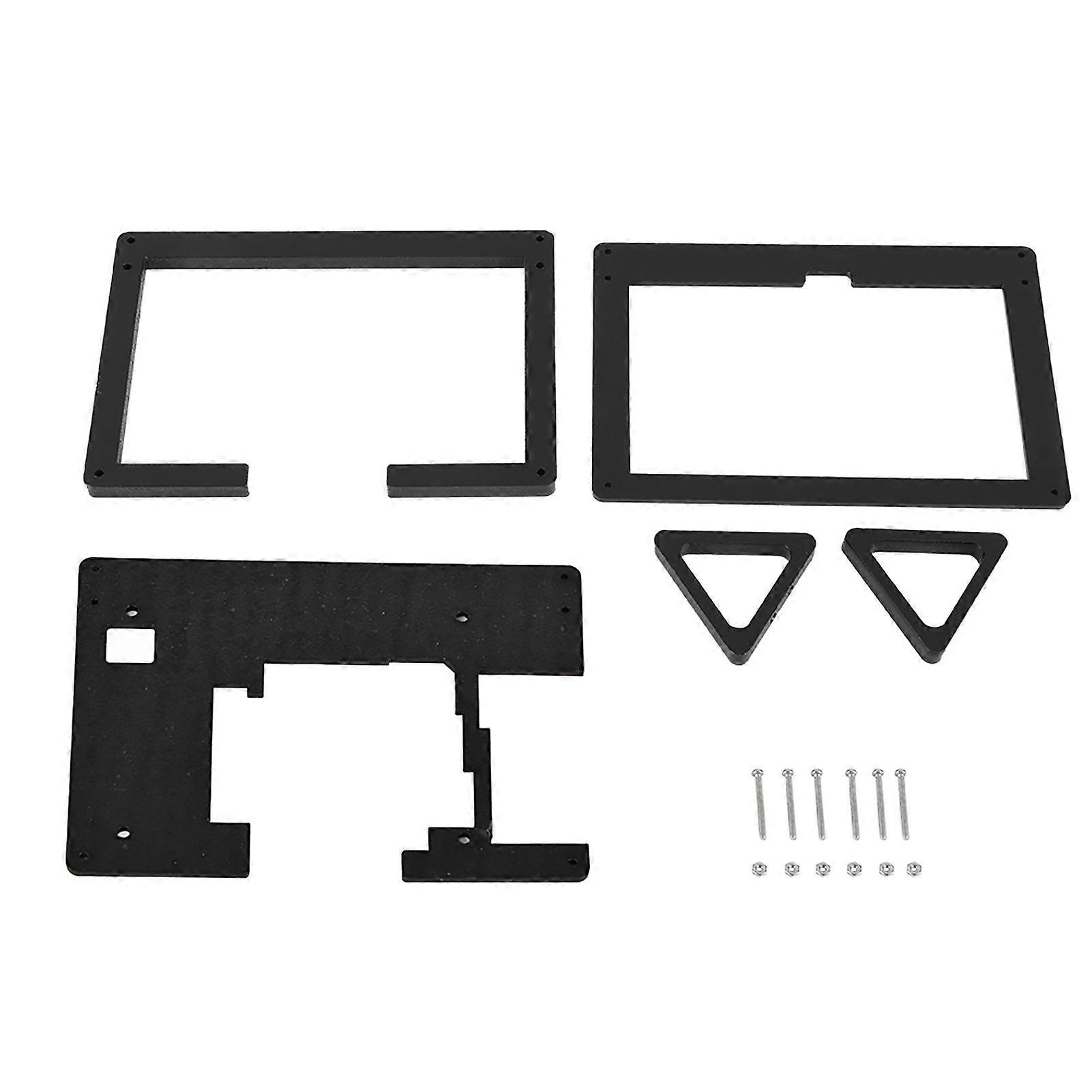 5 inch Acrylic Bracket Case Holder Cover LCD Display Screen For Raspberry Pi Black