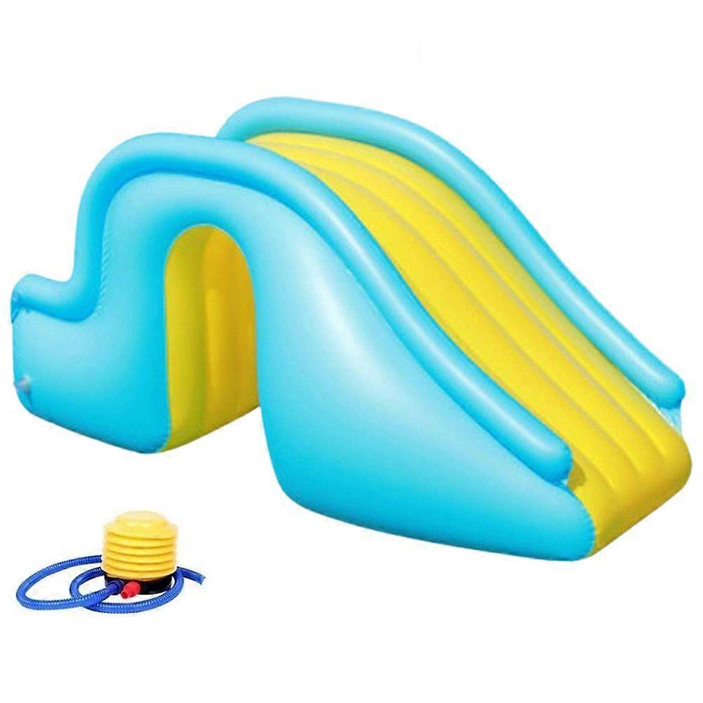 Inflatable Water Slide Swimming Pool Slide Summer Swimming Pool Supplies Kids Water Play Toy for Outdoor Indoor