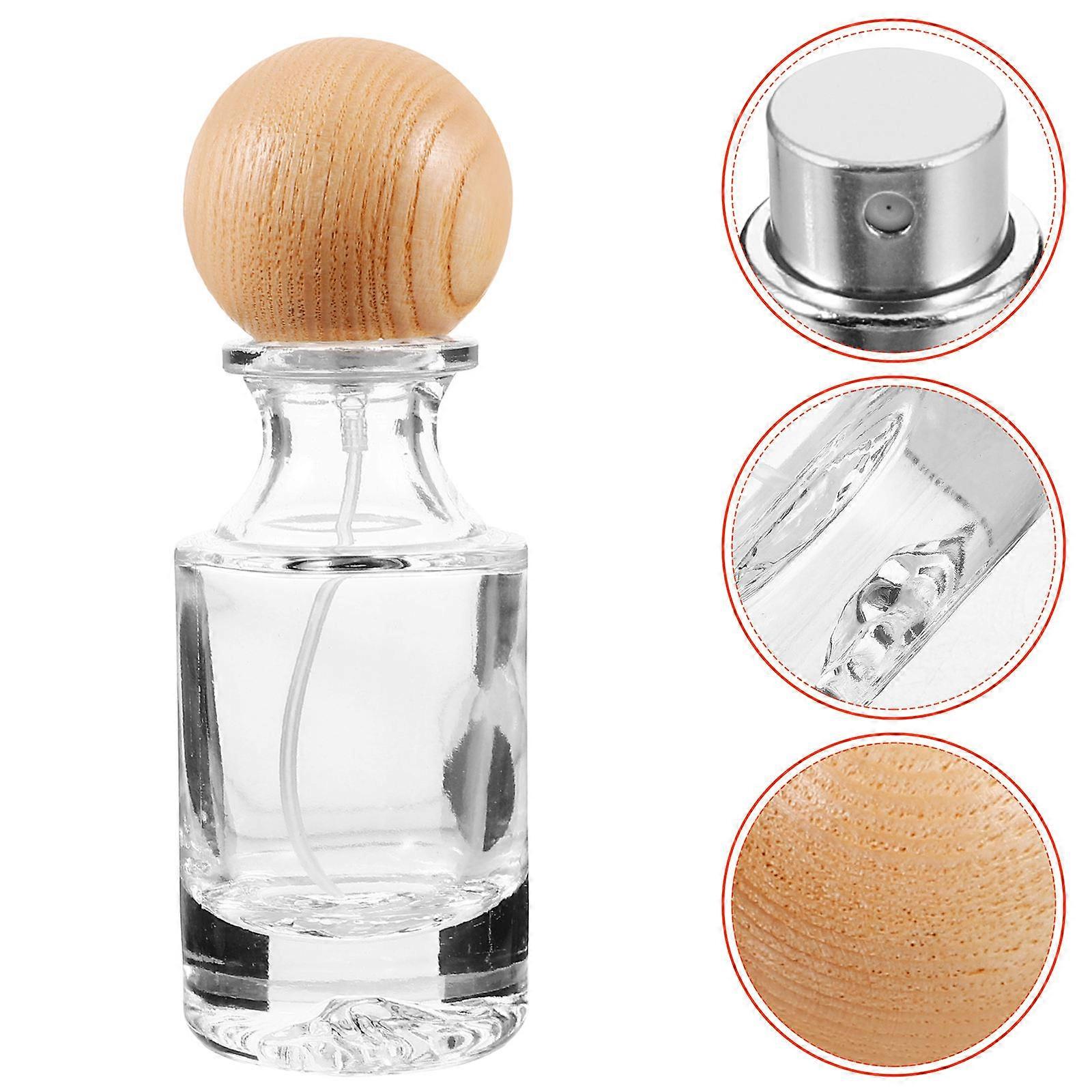 Refillable Perfume Bottle Glass Container for Storage 2Pcs Travel Set