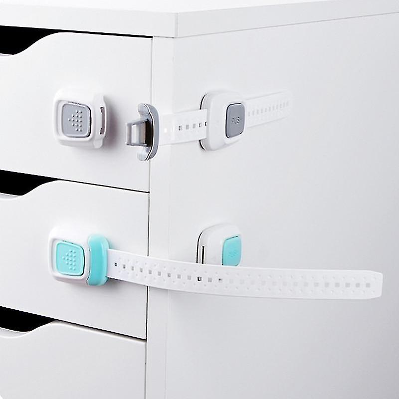 Baby Safety Locks Guards Multi-function Double Button Cabinet Door Lock