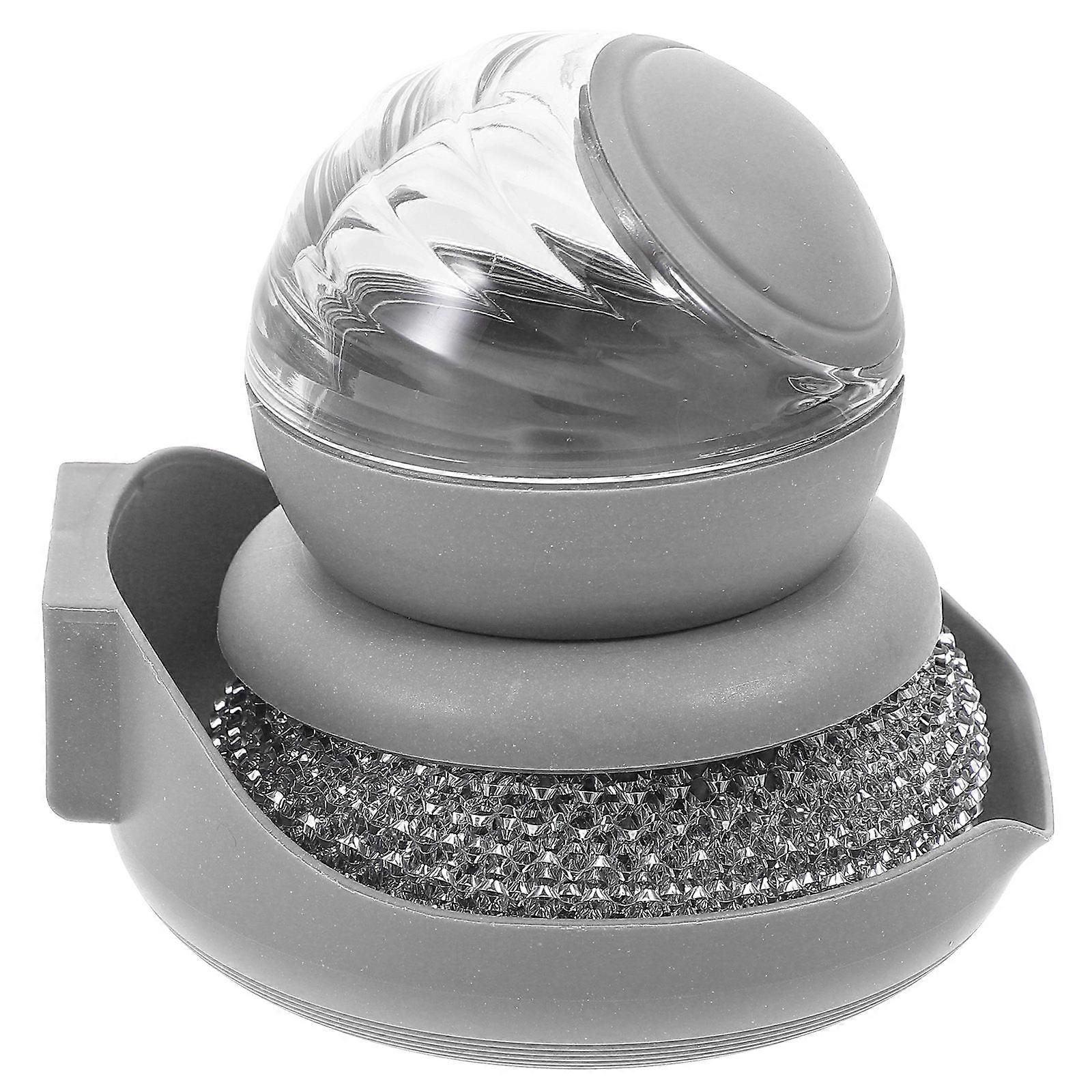 Dish Brush for Kitchen Cleaning Efficient Scrub Brush 3Sets Grey Color