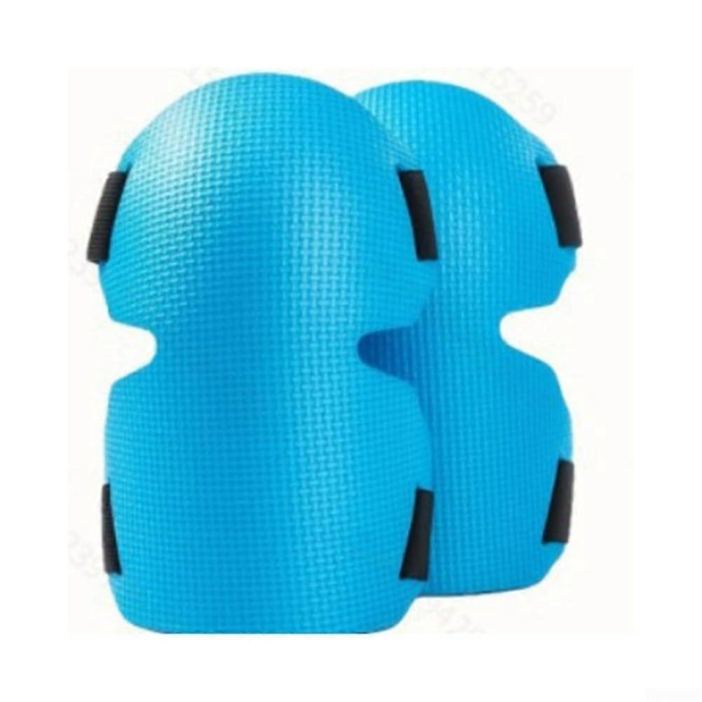 Gardening Knee Pads With Soft Foam Cushion And Adjustable Elastic Straps Blue 2Pack Protective Kneeling Pads