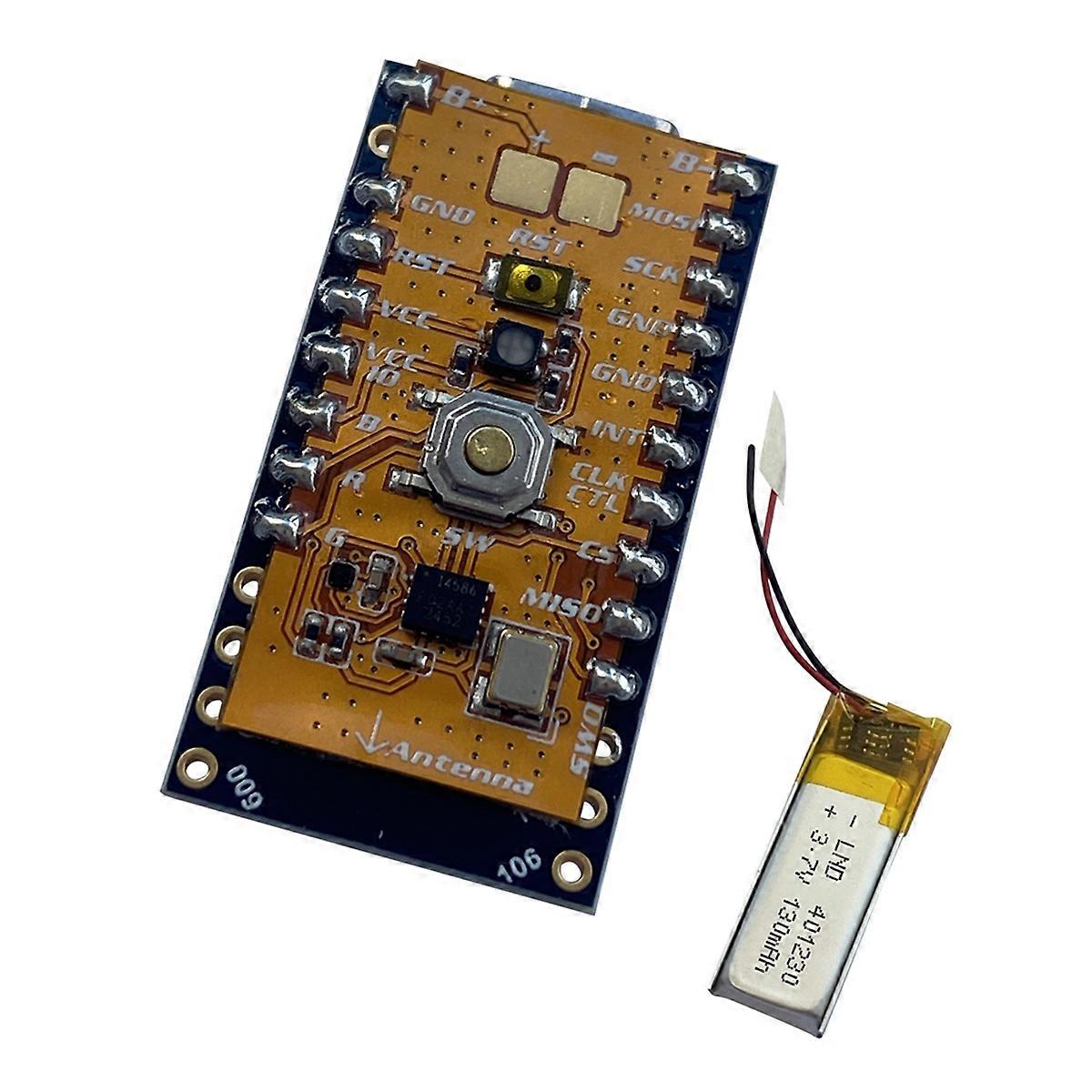 -45686 + QMC6309 Tracker Module with ProMicro NRF52840 Board and Battery for SlimeVR Tracker and Smo