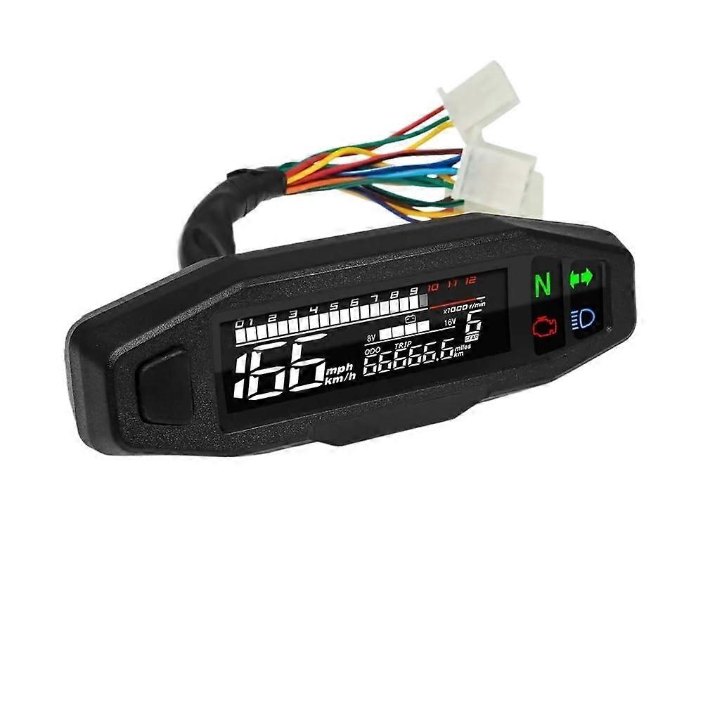 Tachometer Odometer AD Digital Dashboard 12000 RPM MT0069M040 Motorcycle Odometer Display Turn Signal Light