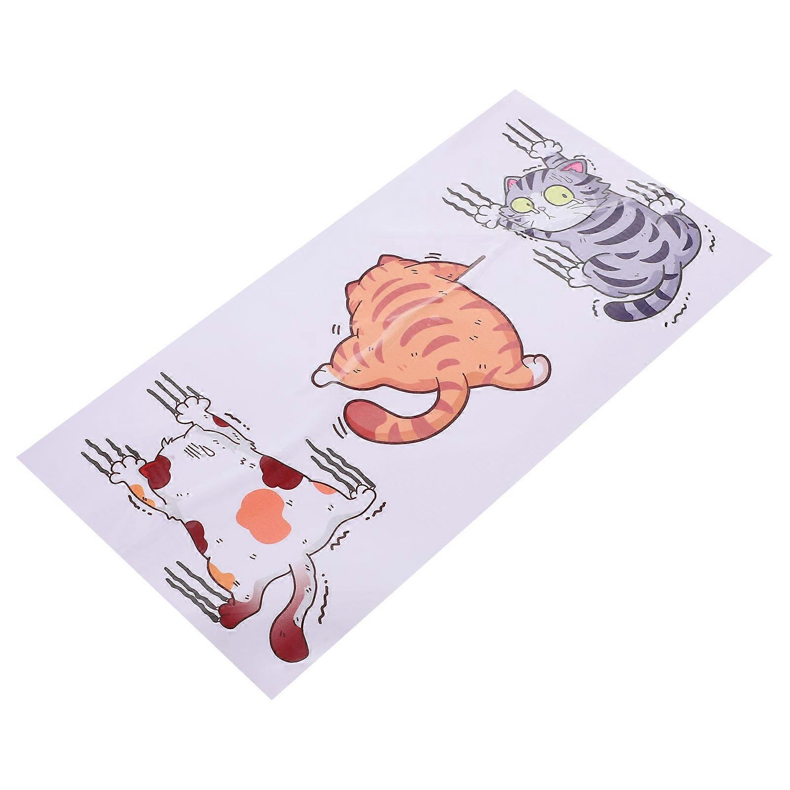 Cat Car Decal for Decoration 15 Sheets Anime Car Sticker Side Body Stickers