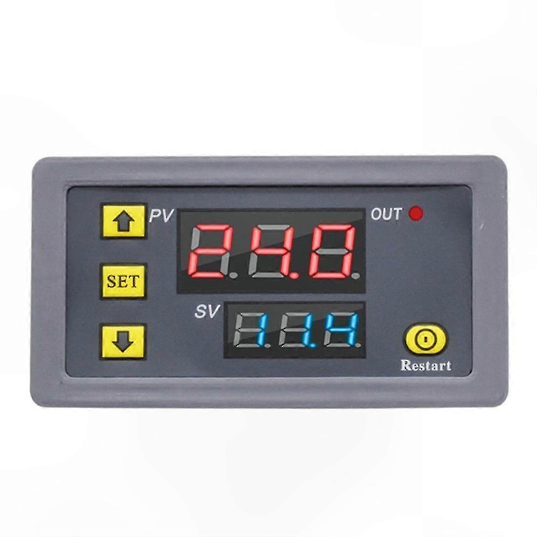 Adjustable LED Timer Relay with Digital Display for Time Delay and Cycle Control Switch
