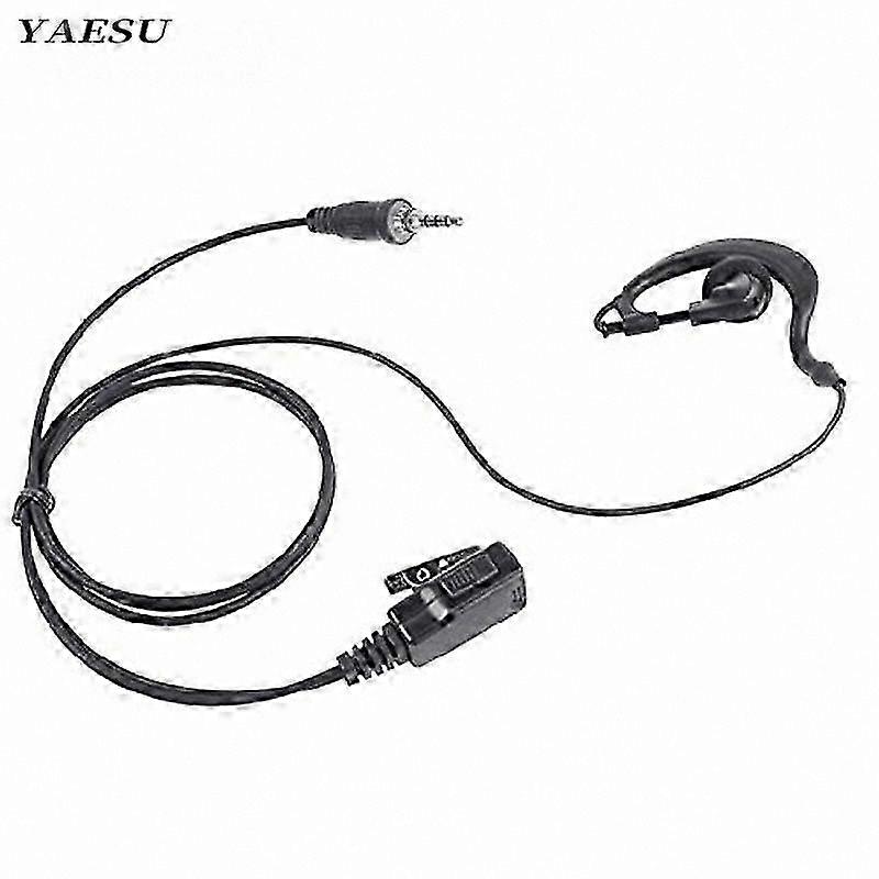 3.5mm Ear Hook Headset with PTT Mic for Walkie Talkies, Compatible with Vertex and FT Series Radios