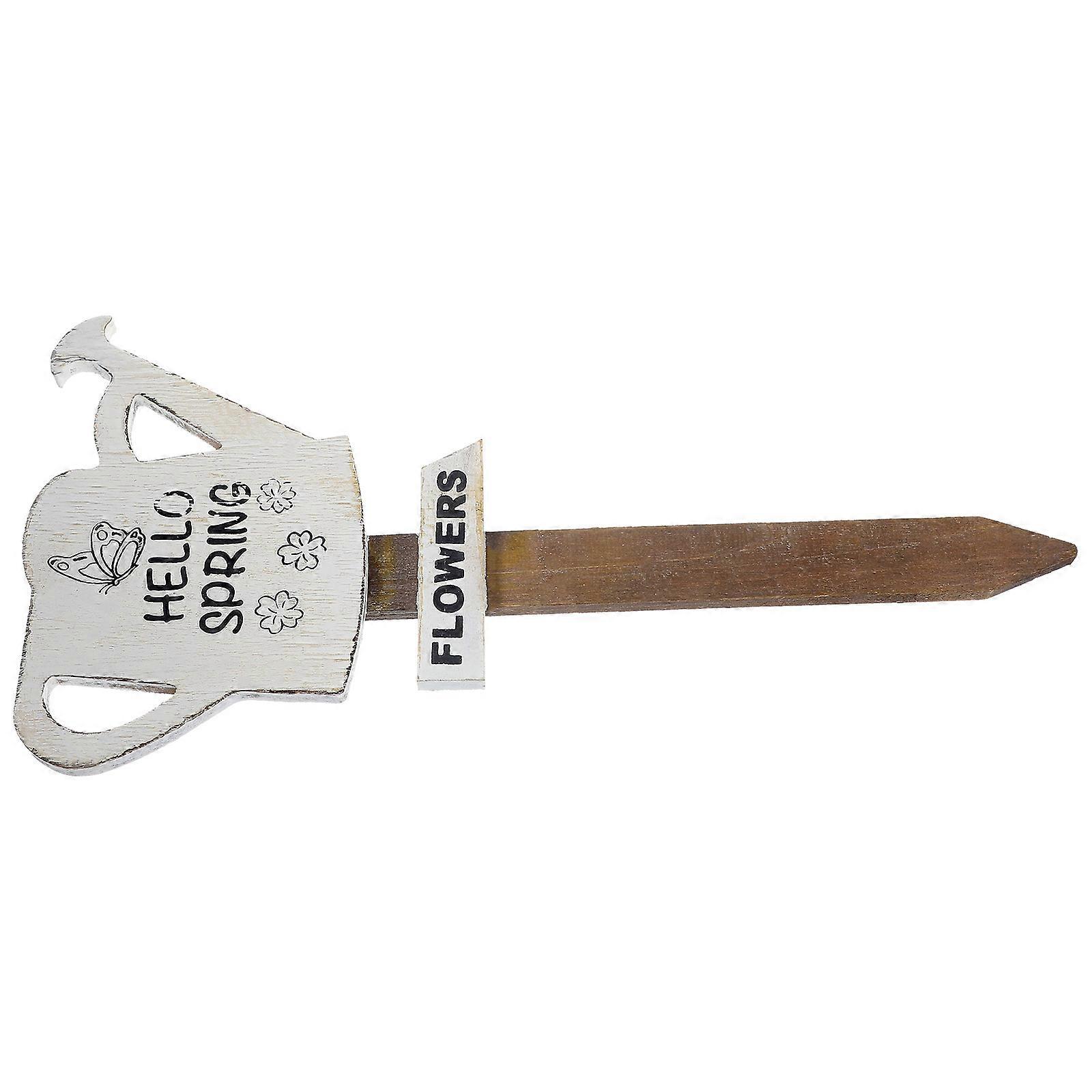 Yard Stake Decor For Festivals And Parties Featuring Kettle Shape 3Pcs