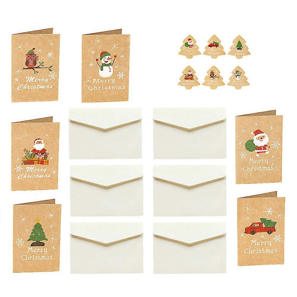 Christmas Note Cards Handmade Invitation Cards with 96Pcs Set