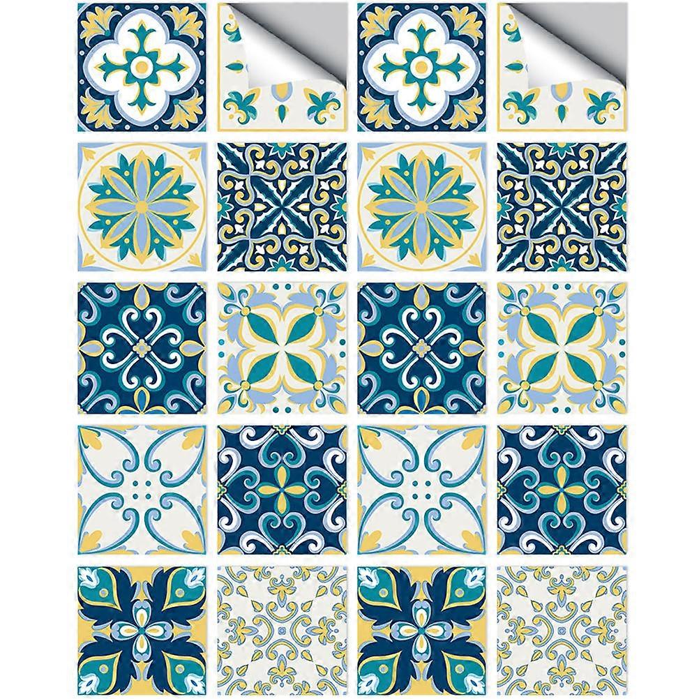 Tile Stickers DIY Peel and Stick Decorative Tile Sticker 60Pcs for Home Use