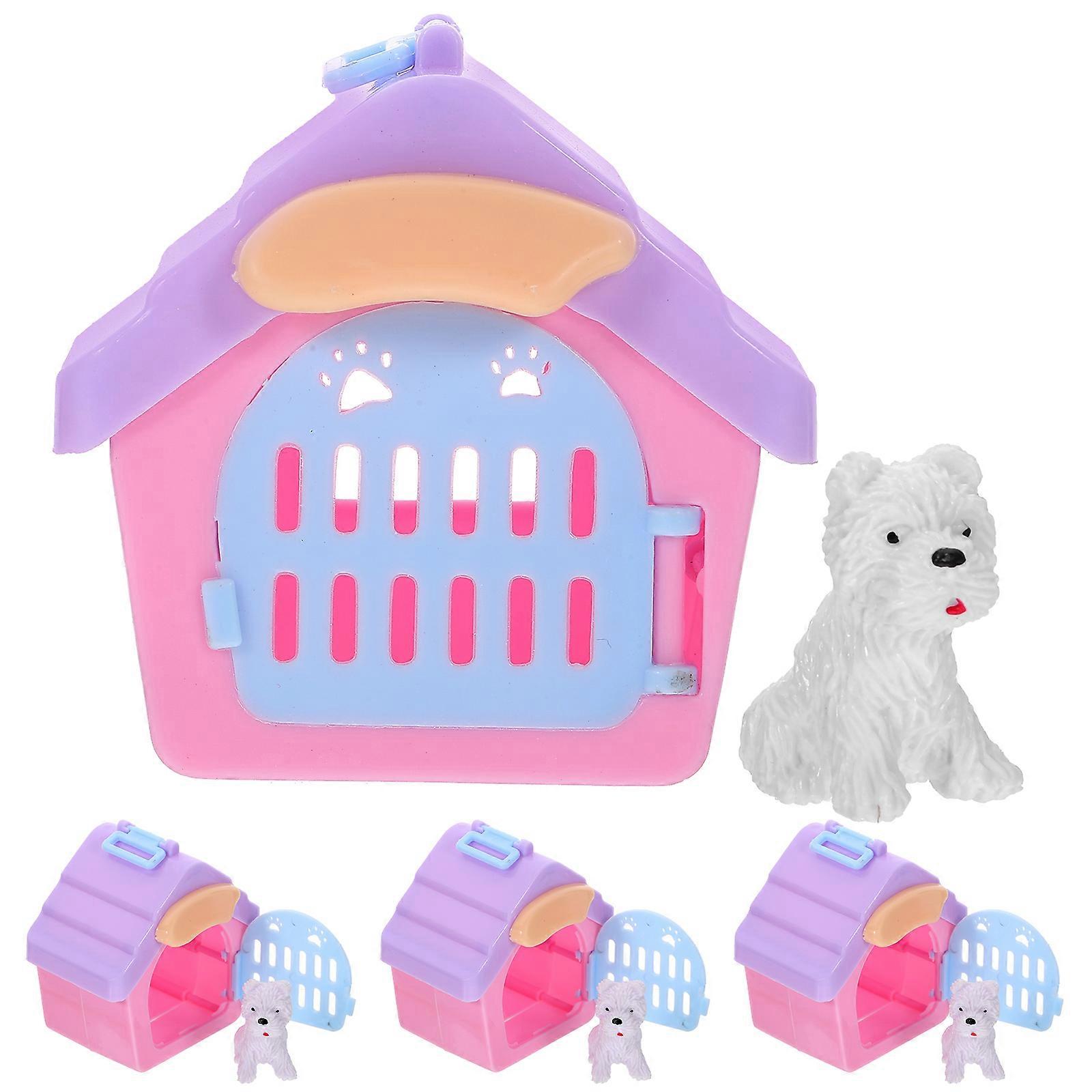 Decorative Mini House Accessories 12 Sets Multi Colored Pet House Models For Hobbyists And Collectors In Various Dimensions