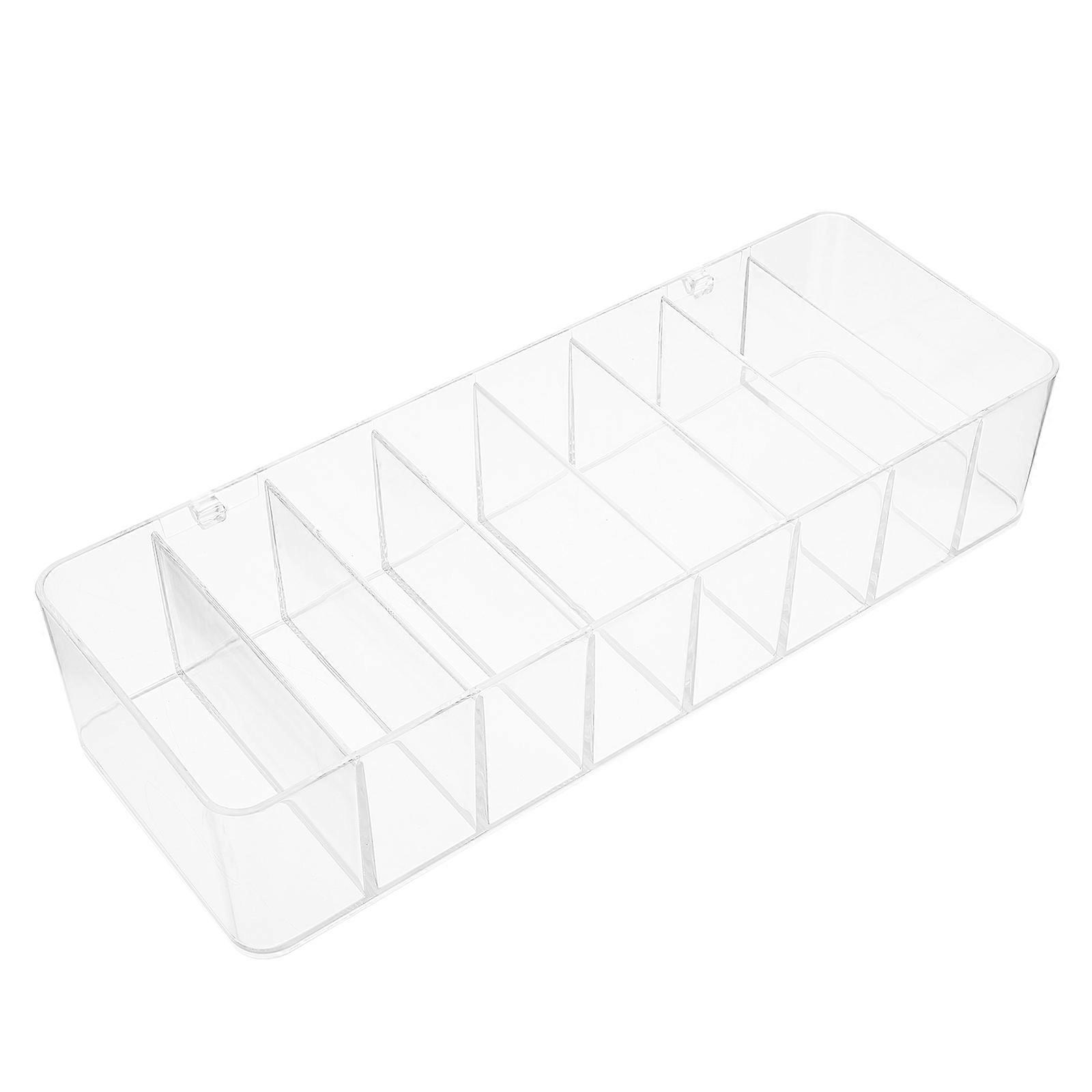 Multi-Function Acrylic Storage Box for Stationery Organizer with 2Pcs