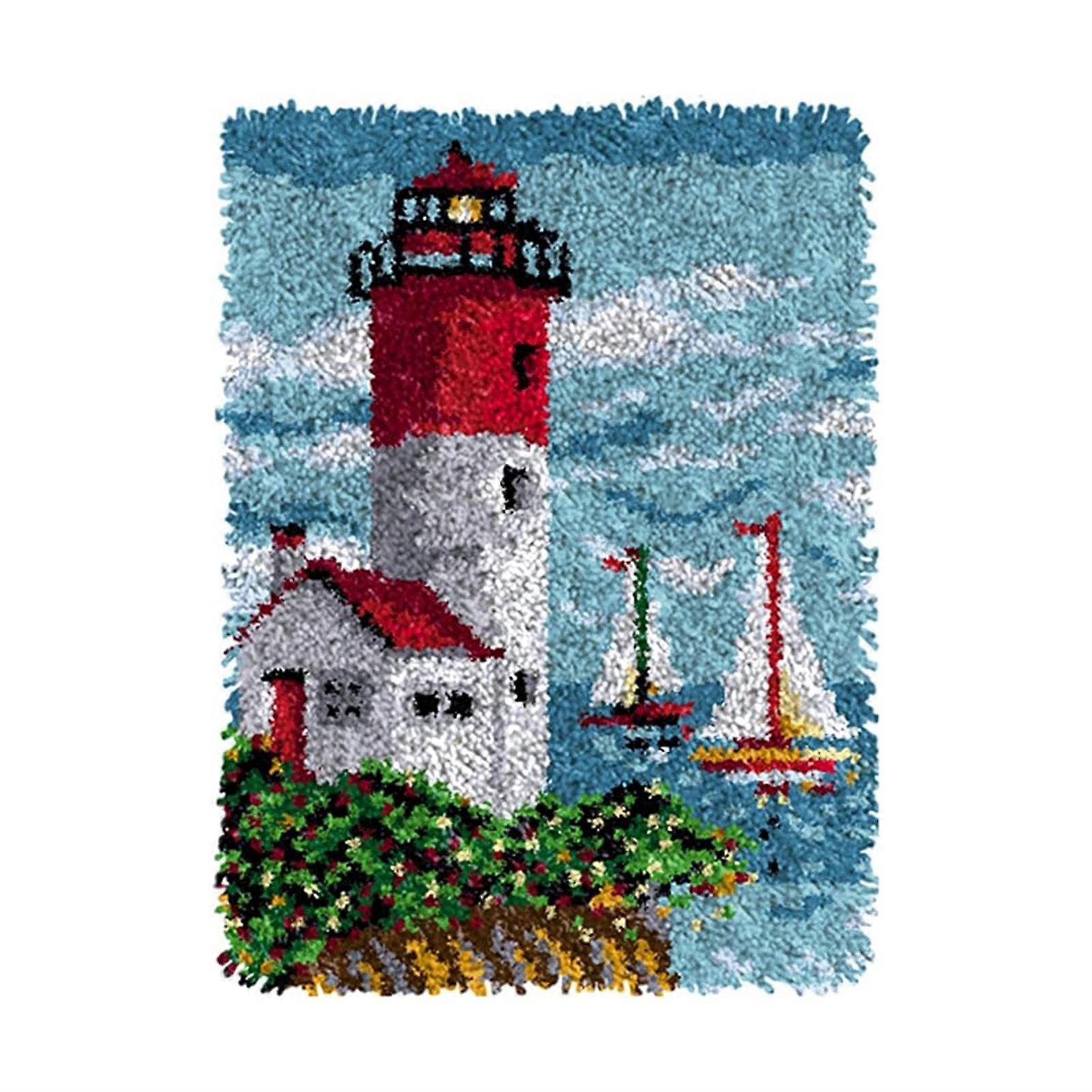 Polyester Beginner Friendly Stunning Carpet Embroidery With Latch Hook Kits Decorations Gift