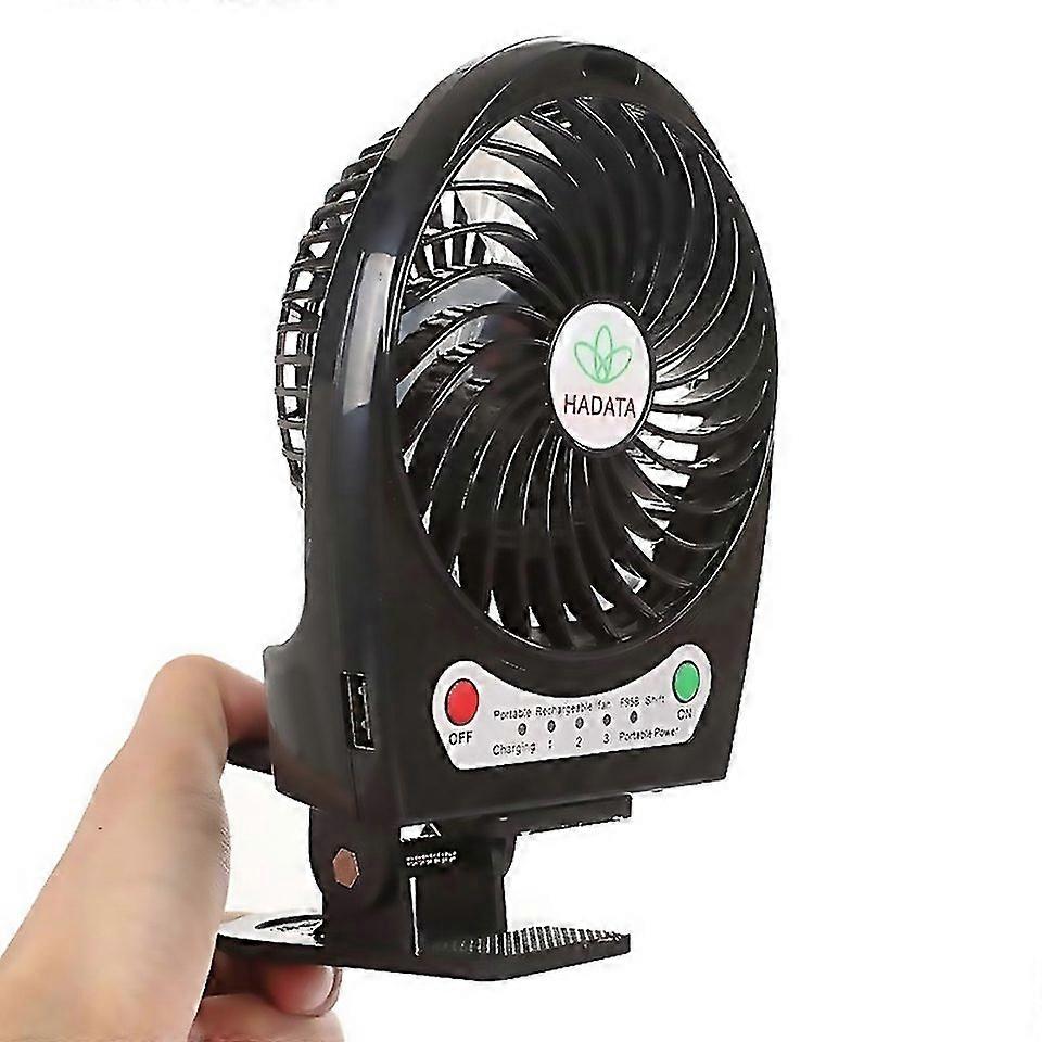 For Hadata 43 Inch Portable Usb Liion Battery Powered Rechargeable Fan With Third Wind Gear Adjustme