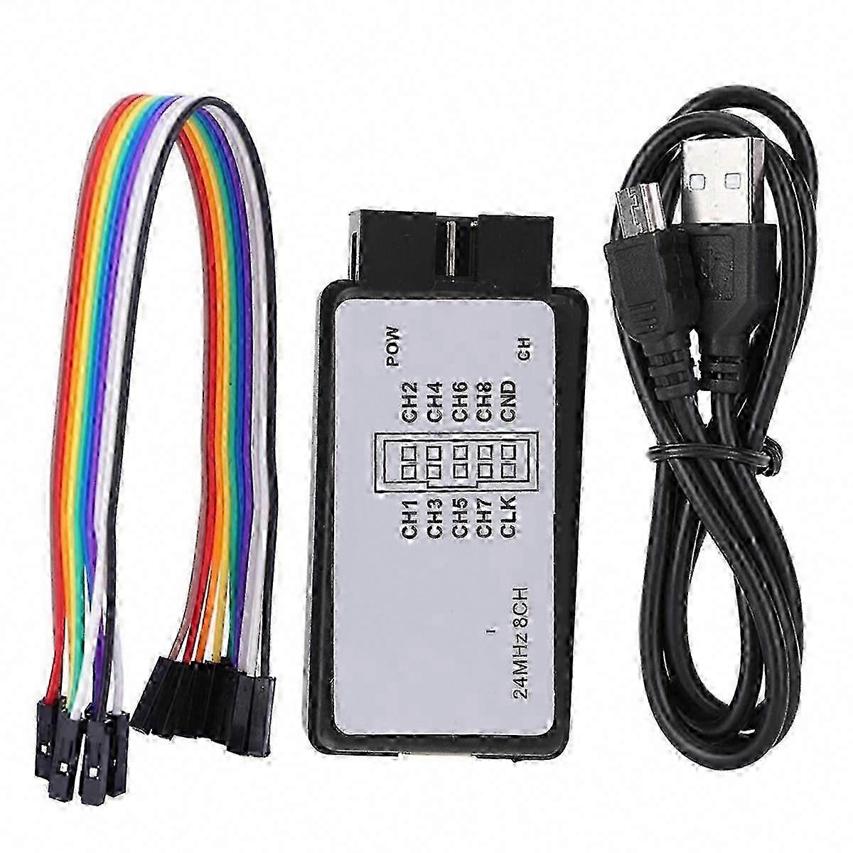 8-Channel 24MHz USB Digital Logic Analyzer Set