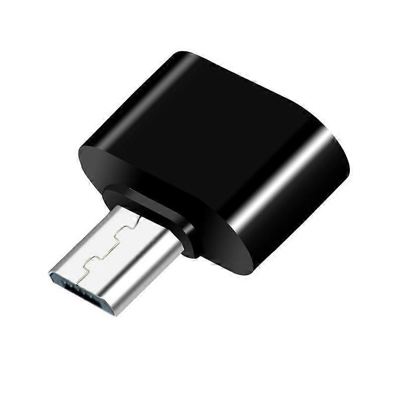 USB 2.0 OTG Adapter for Mobile Phone USB Flash Drive - USB 2.0 to Type C Adapter - Android Micro Connector Converter Black