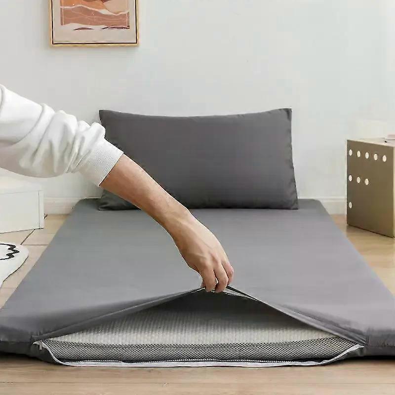 360�� Fully Enclosed with Zipper Mattress Protector Cover Student Baby Single Double Bed Sheet Protection Pad 90/150cm