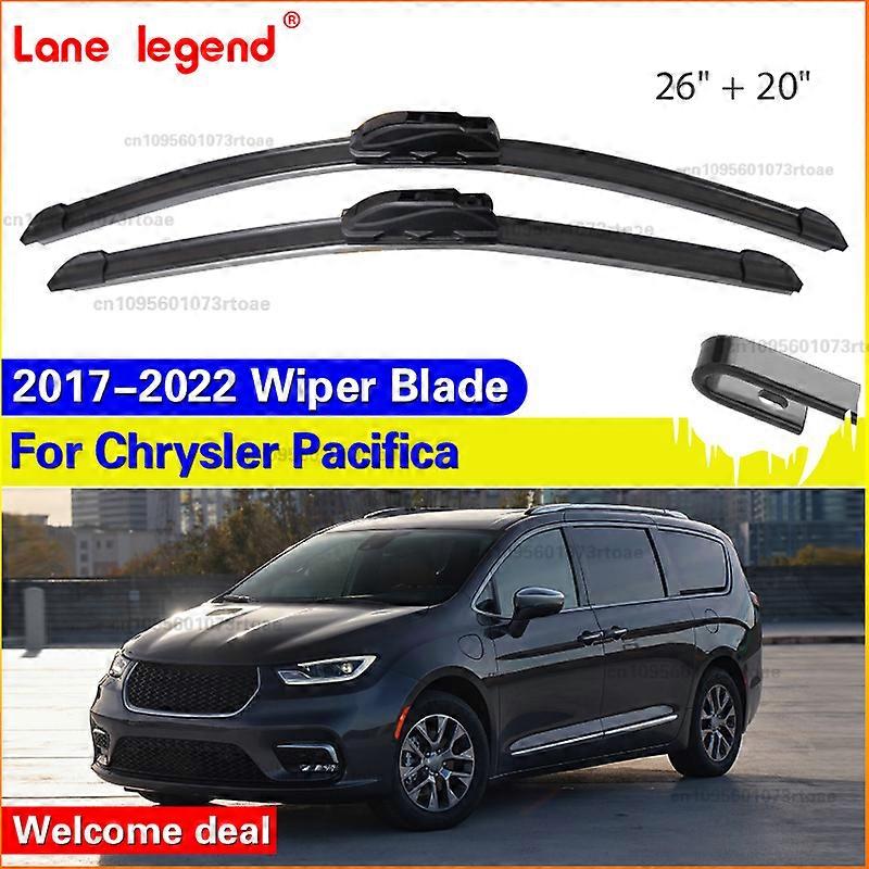 Applies to Car Front Wiper Blade For Chrysler Pacifica Voyager Grand Caravan 2017~2022 Windscreen Windshield Windows Wipers Car Accessories