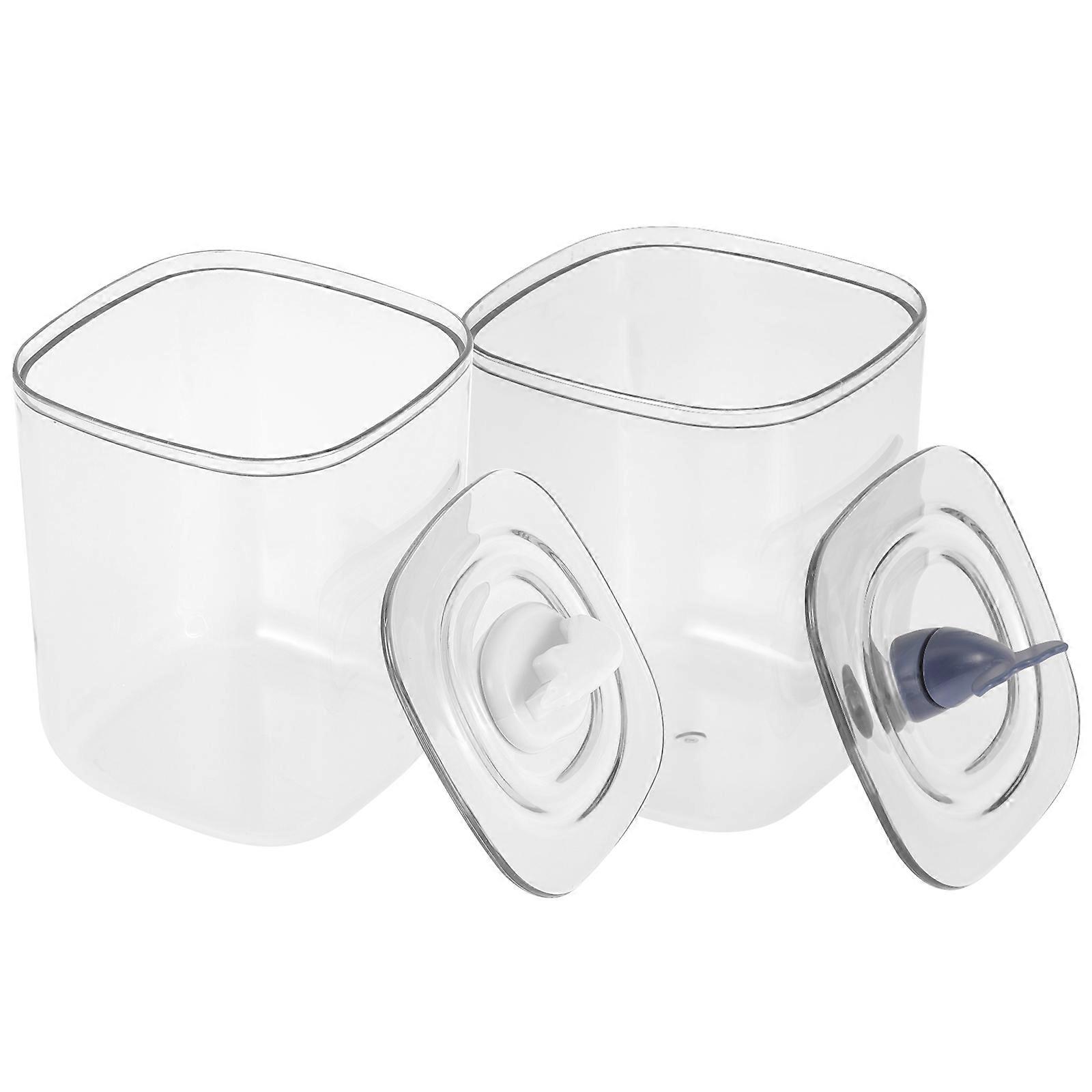 Cotton Swab Holder Storage Box for Organizing 8Pcs Makeup Accessories