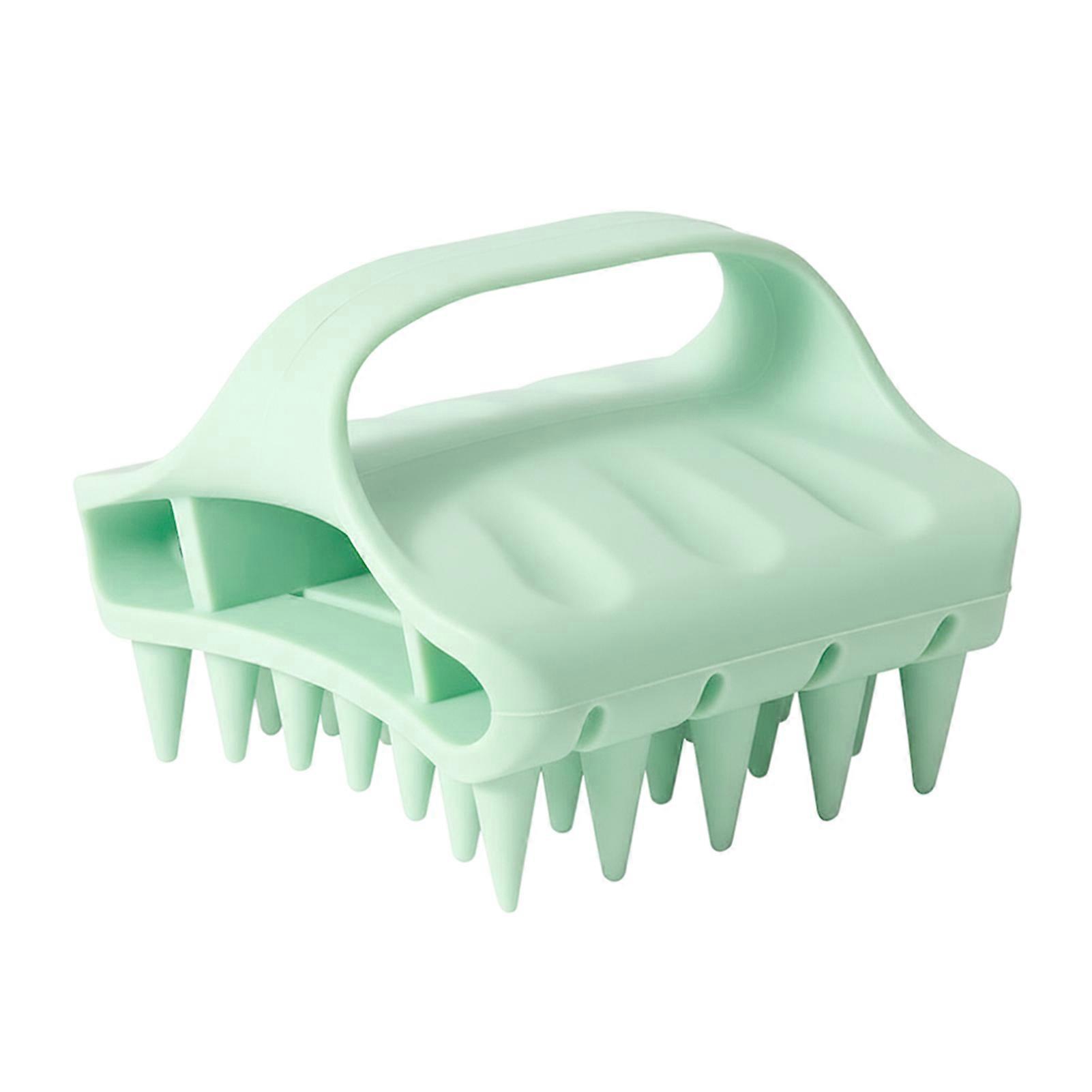 Silicone Scalp Brush Relieves Scalp Itchines Reduces Hair Loss for Relaxing Shower